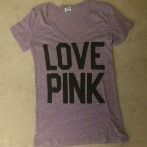 Lavender short sleeve v neck